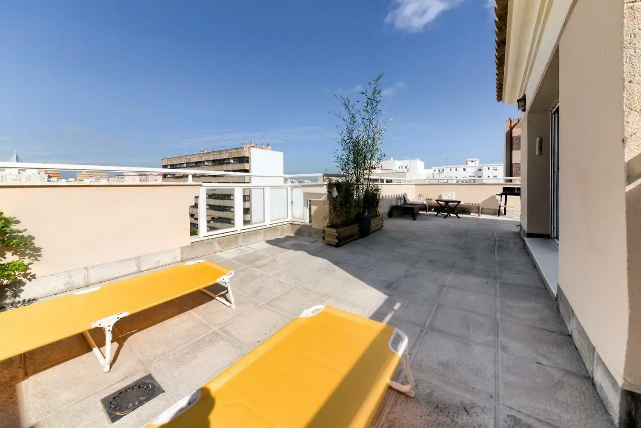 Apartment Ferienwohnung Atico Parque Kotinoussa Cádiz
